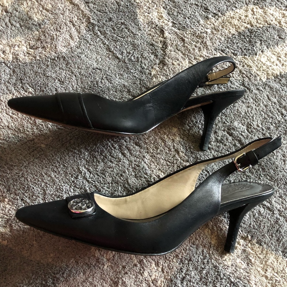 Coach sling back heels